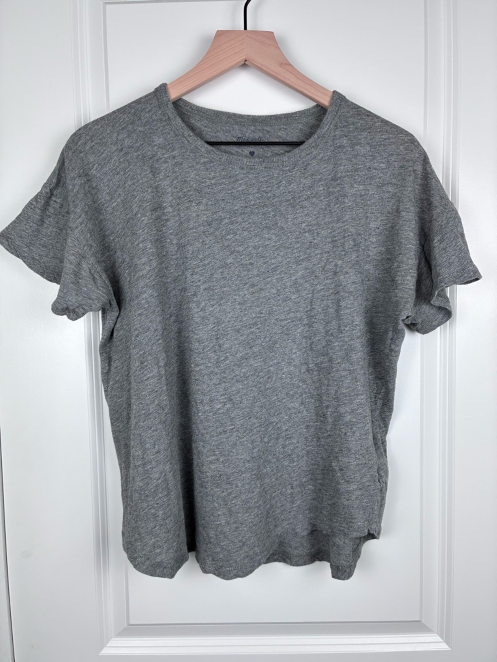 Masewell Classic Women’s Crew Neck T-Shirt Heathered Gray